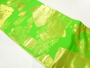 箔散らし模様織出し丸帯